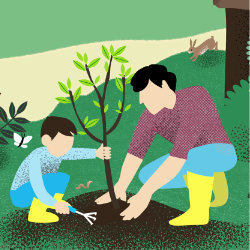 affiche prendre soin du vivant