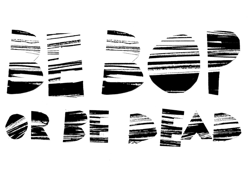 logo du festival be bop or be dead