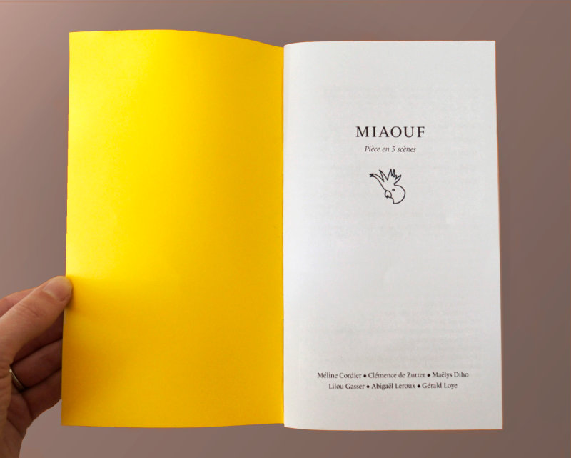 extrait du livret Miaouf