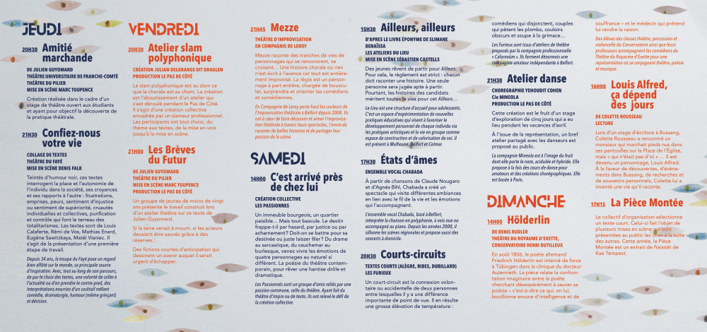 flyer du festival be bop or be dead